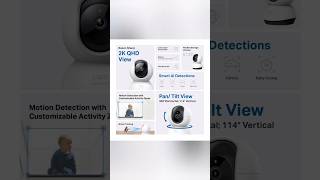 Home Security WiFi Camera Alexa amp Google Assistant Enabled TP link camerashorts tech cctv [upl. by Yetnom]