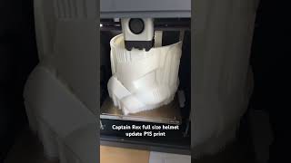 Captain Rex clone trooper helmet update after 24 hours of printing Bambu Lab P1S 3dprinter [upl. by Anton]