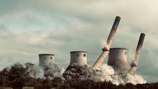 Ferrybridge power station demolition [upl. by Isis]