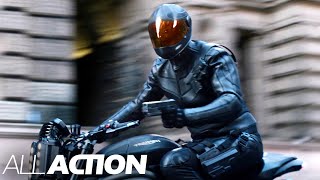 McLaren vs Cyborg Motorbike Chase  Fast and Furious Hobbs amp Shaw  All Action [upl. by Inimod283]