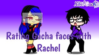 Rating Gacha green screen faces w My Girlfriend Rachelredgz8tx [upl. by Aikemet975]