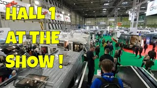 Caravan Camping amp Motorhome Show NEC 2022  Hall 1 [upl. by Lynsey]