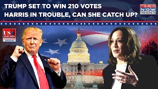 US Elections Trump Defies Exit Polls Projected to Win 210 Votes Can Kamala Harris Catch Up Watch [upl. by Bajaj870]