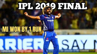 IPL 2019 Final Last Over  MI vs CSK [upl. by Sheridan]