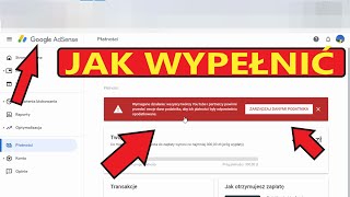 Jak wypełnić formularz podatkowy w adsense [upl. by Bayless]