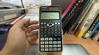 Kalkulator Casio fx991EX Classwiz  Cara untuk reset kalkulator [upl. by Allister]