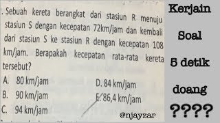 MENGERJAKAN SOAL TPA DENGAN CARA CEPAT CARA SEDANG DAN CARA LAMA [upl. by Corry]