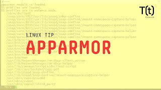 How to use apparmor 2Minute Linux Tips [upl. by Boiney]