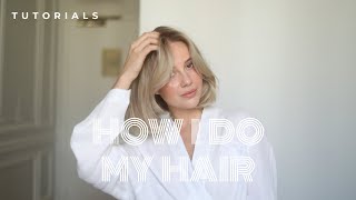 How I style my short hair  with dyson [upl. by Nedrud]