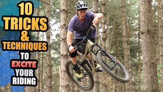 10 MTB TRICKS AND TECHNIQUES TO EXCITE YOUR RIDING [upl. by Gunnar135]