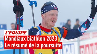 Mondiaux biathlon 2023  Les Français largués Johannes Boe roi de la poursuite [upl. by Evelunn]