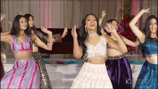 ANISHA WEDDING BOLLYWOOD Performance Ghagra Khwab Dekhe Chikni Chameli ShararaTip Tip Sheila [upl. by Leona421]