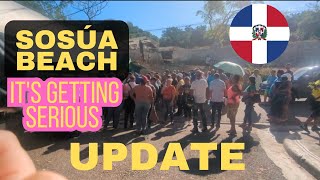 BREAKING  Demolition Of Sosua Beach Vendors And a Tour Of The Streets [upl. by Ocirema]