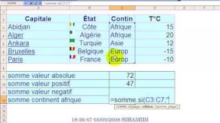 somme si sur excel [upl. by Tail]