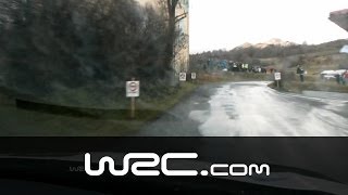 Onboard Mads Ostberg SS09 Rallye Monte Carlo 2014 [upl. by Sherr974]