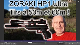 Zoraki HP1 Ultra  Tirs à 50m et 60m [upl. by Sofko]