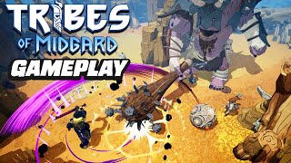 9 Minutes of Tribes of Midgard Preview Gameplay [upl. by Holbrooke]