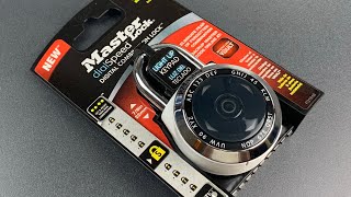 863 Flawed Design Master Lock “dialSpeed” Digital Combination Lock [upl. by Mehta]