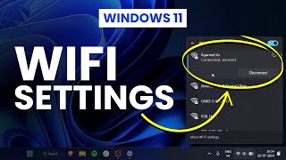 WiFi Settings on Windows 11  Best Settings and Internet Features on Windows [upl. by Cohbert343]