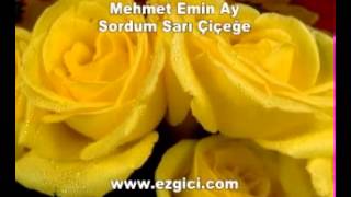 Mehmet Emin Ay Sordum Sarı Çiçeğe [upl. by Cyndie909]