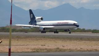 Lockheed Tristar L1011 N910TE Landing [upl. by Analem563]