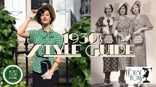 Vintage Style Guide 1930s Day Wear Look⎟VINTAGE TIPS amp TRICKS [upl. by Abert]