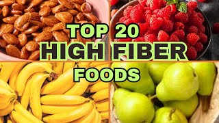 Top 20 High Fiber Foods You Should Eat Everyday [upl. by Viviana352]