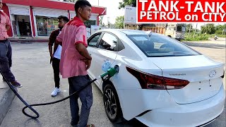 2021 Verna Petrol Mileage Test in City जैसा सोचा था [upl. by Nolyd]