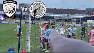 Hereford vs Gateshead [upl. by Ycniuqed264]