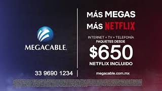 Con Megacable tienes más megas más Netflix [upl. by Fennelly712]