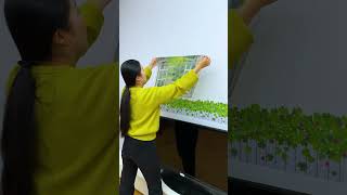 super Beautiful 3D wall paintings 😂😍👍 shortsvideo [upl. by Hsoj]