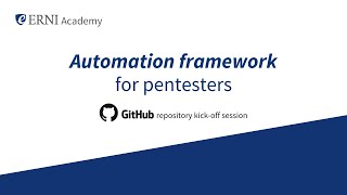 Automation framework for pentesters [upl. by Lierbag370]