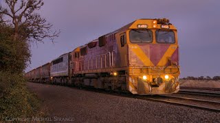 9197 Broad Gauge SSR Grain Train Passes Pacific National Grain Train 1782024  PoathTV [upl. by Eanore]