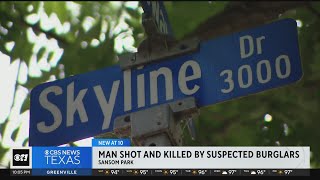 Man shot and killed by suspected burglars in Sansom Park [upl. by Arlena88]