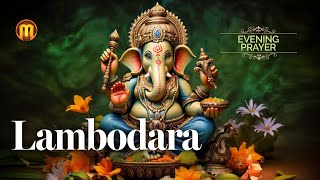 Lambodara Lakumikara  Video  Ganesha Bhajans  Chorus  Evening Prayer  Purandaradasa [upl. by Prager877]