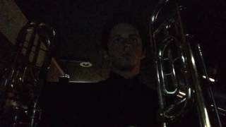 quotMarch Of The Winkiesquot Wizard Of Oz Pit Orchestra Trombone POV [upl. by Anahsat]