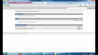 Juniper SSL VPN Appliance Initial Setup demo [upl. by Regazzi]