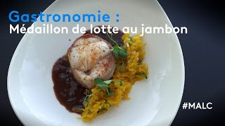 Gastronomie  médaillon de lotte au jambon [upl. by Harlan]