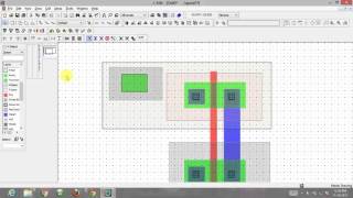 inverter layout basics using Ledit [upl. by Sivrahc971]