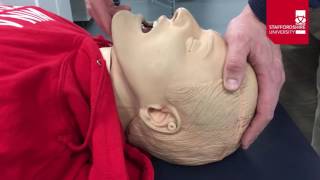 Basic Airway Manoeuvres  Head Tilt Chin Lift [upl. by Pontius]