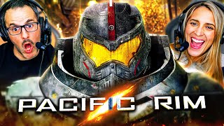 PACIFIC RIM 2013 MOVIE REACTION FIRST TIME WATCHING Guillermo Del Toro  Full Movie Review [upl. by Annayrb236]