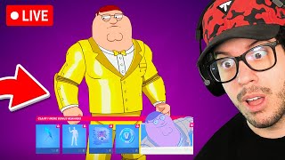 Unlocking GOLD PETER GRIFFIN in FORTNITE Chapter 5 [upl. by Aztilem]