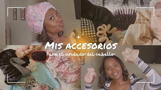 Cómo cuido mi cabello  Accesorios que uso para cuidar mi cabello con alisado permanente [upl. by Glialentn]