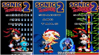 Shadow Variations in Sonic The Hedgehog 2 • Sonic Hack [upl. by Kenrick]