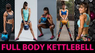 10 Kettlebell Exercises For A Total Body Workout [upl. by Anavoig]