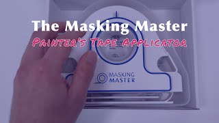 The Masking Master Painters Tape Applicator at Work [upl. by Leirda]