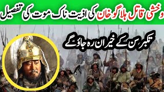 The Death story of Mongol Commander Hulagu Khan  ہلاگو خان کی اذیت ناک موت  Genghis khan team [upl. by Rudich]