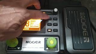 mooer ge100 clean tone patch [upl. by Atnauq]