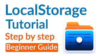 How to use Local Storage with Javascript [upl. by Northey]