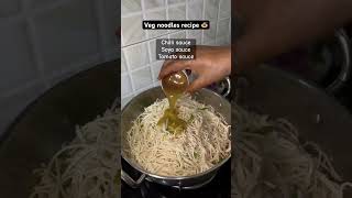 Veg noodles recipe 🍝viralvideo noodles noodlesrecipe chinese snacks trending trendingshorts [upl. by Oimetra]